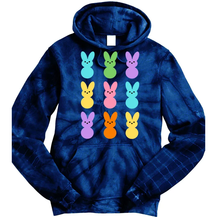 Colorful Easter Bunny Holiday Tie Dye Hoodie