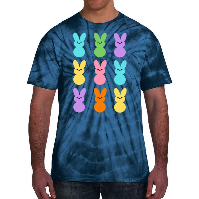 Colorful Easter Bunny Holiday Tie-Dye T-Shirt