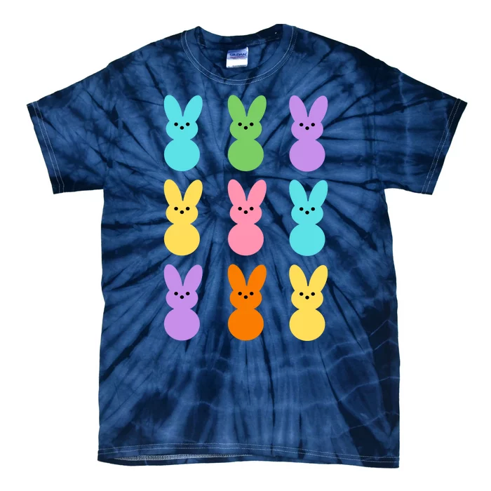 Colorful Easter Bunny Holiday Tie-Dye T-Shirt