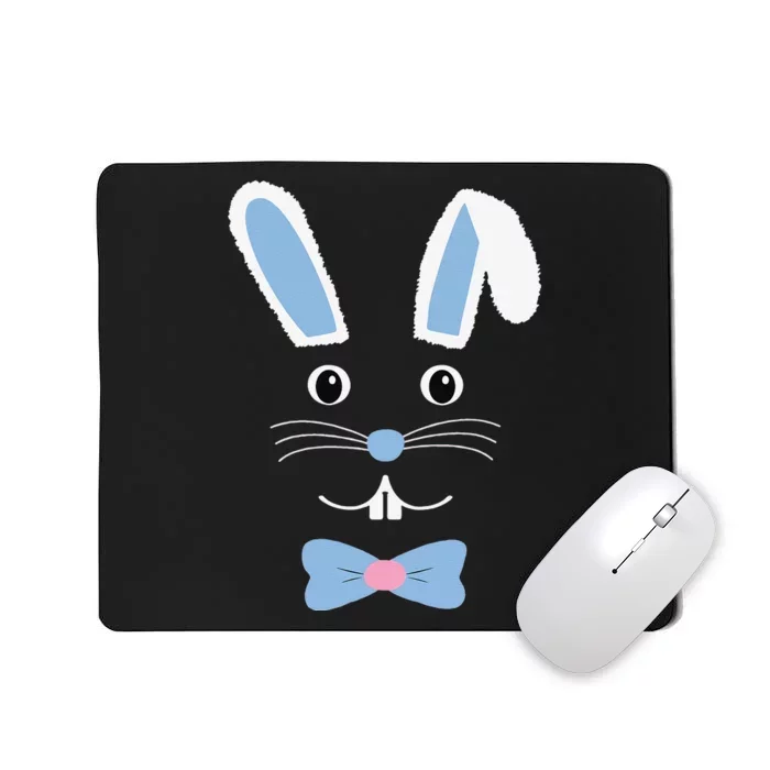 Cute Easter Bunny With Bowtie Mousepad