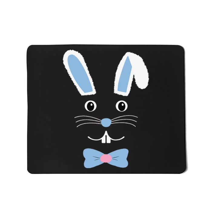 Cute Easter Bunny With Bowtie Mousepad