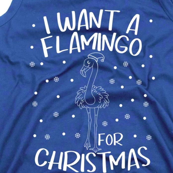 Christmas Exotic Bird Funny Flamazing Flamingo For Christmas Meaningful Gift Tank Top