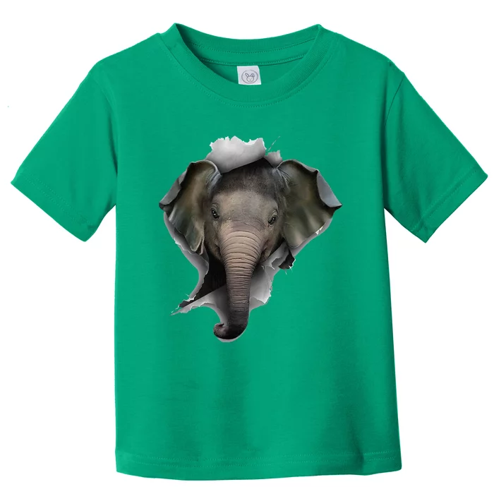 Cute Elephant Baby Elephant Lover Safari African Elephant Toddler T-Shirt