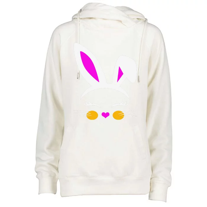 Cute Easter Bunny For N Tween Women Womens Funnel Neck Pullover Hood