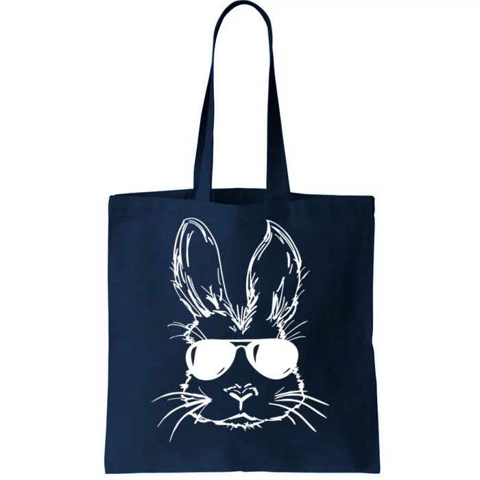 Cool Easter Bunny Sunglass Tote Bag