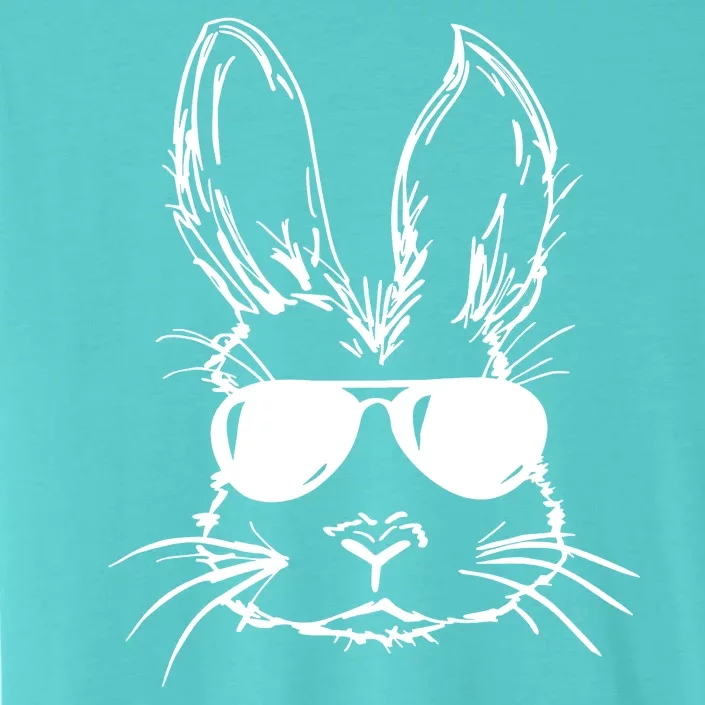 Cool Easter Bunny Sunglass ChromaSoft Performance T-Shirt