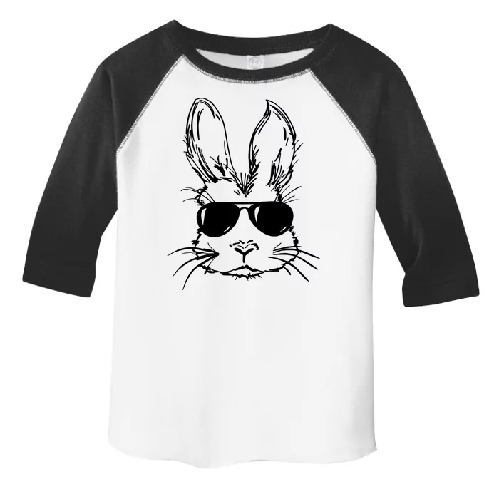 Cool Easter Bunny Sunglass Toddler Fine Jersey T-Shirt