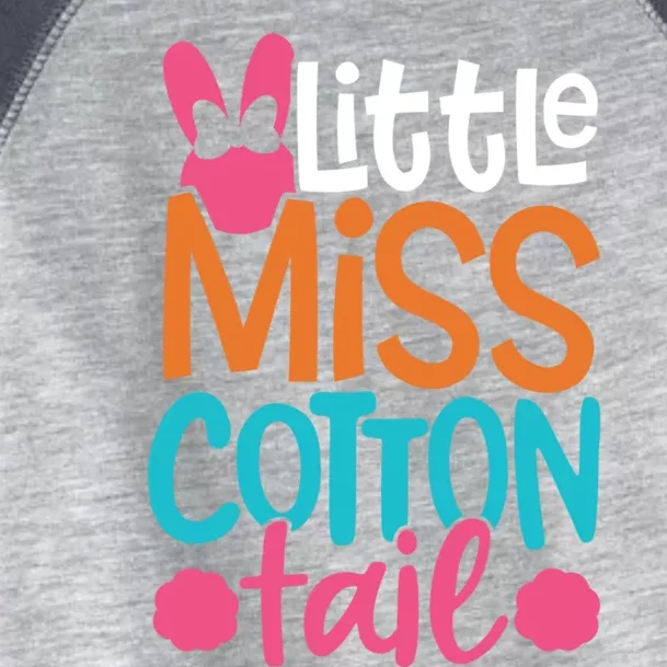 Cute Easter Bunny Miss Cotton Tail Gift Toddler Fine Jersey T-Shirt