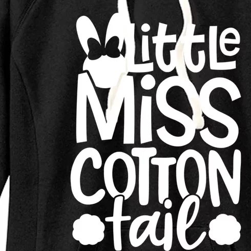 Cute Easter Bunny Miss Cotton Tail Gift Women's Fleece Hoodie