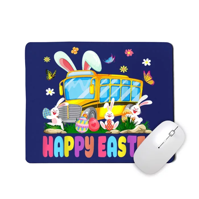 Cute Every Bunny's Favorite School Bus Driver Happy Easter Mousepad