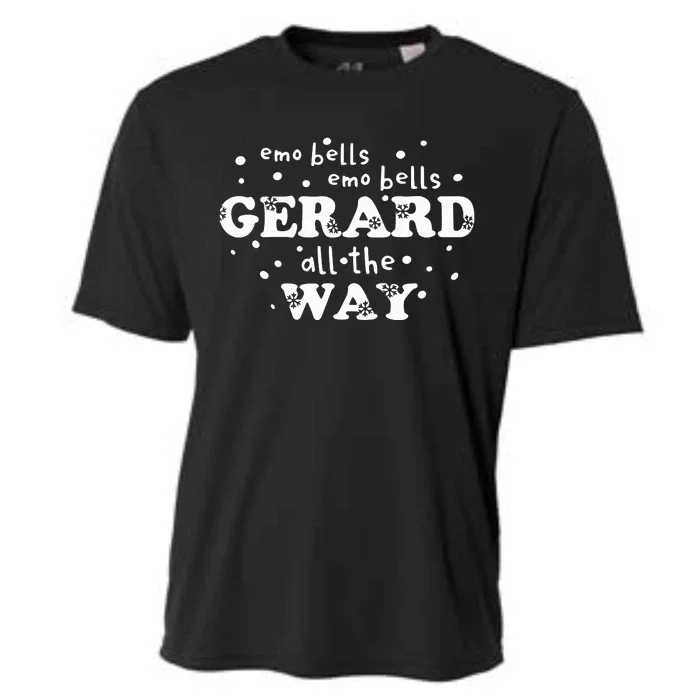 Christmas Emo Bells Emo Bells Gerard All The Way Cooling Performance Crew T-Shirt