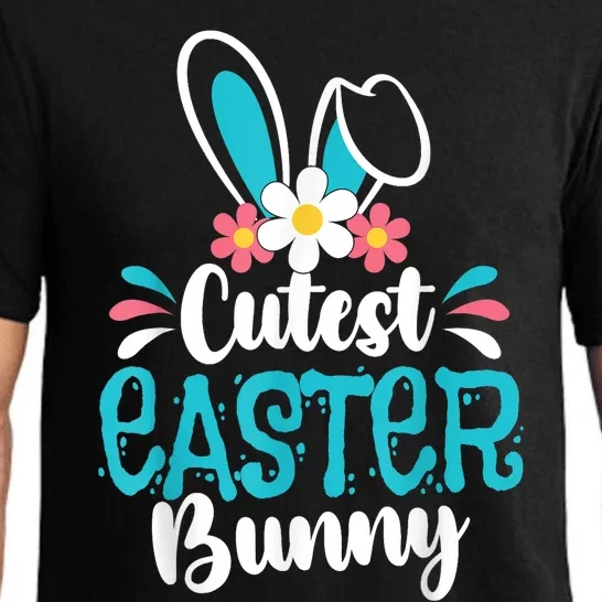 Cutest Easter Bunny Happy Easter Day For Family Matching Pajama Set