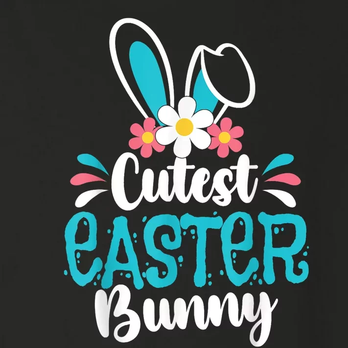 Cutest Easter Bunny Happy Easter Day For Family Matching Toddler Long Sleeve Shirt