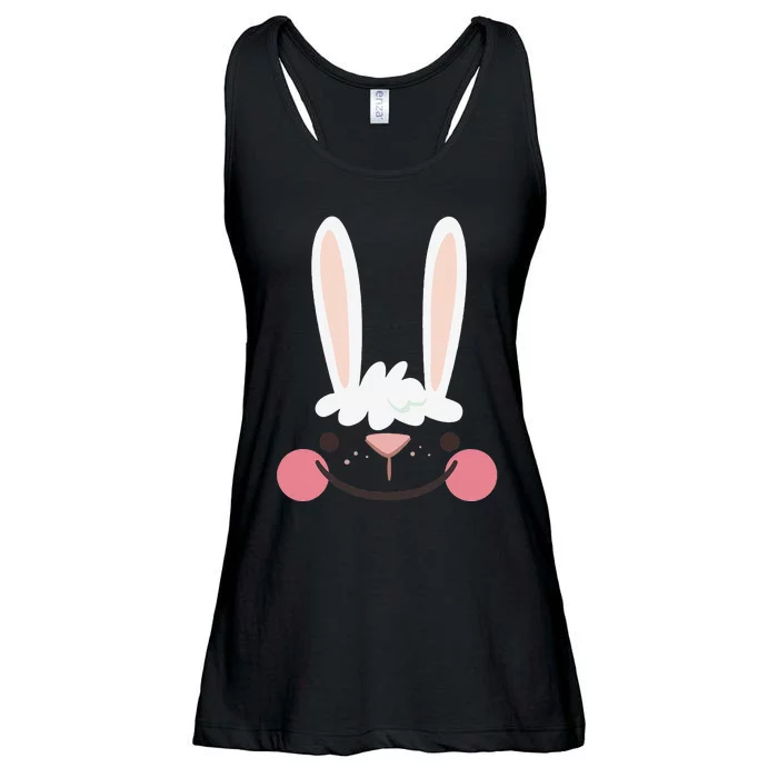 Classic Easter Bunny Face Happy Easter For Ladies Essential Flowy Tank