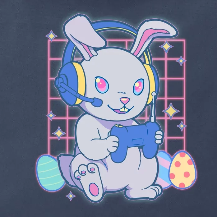 Cute Easter Bunny Rabbit Gamer Zip Tote Bag