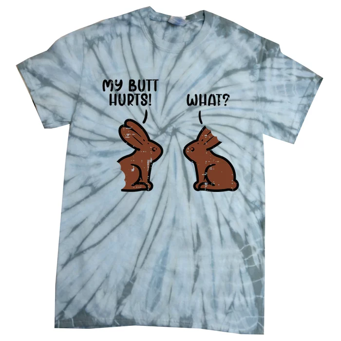 Chocolate Easter Bunnies Funny Rabbit Bunny Tie-Dye T-Shirt