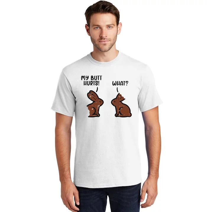 Chocolate Easter Bunnies Funny Rabbit Bunny Tall T-Shirt