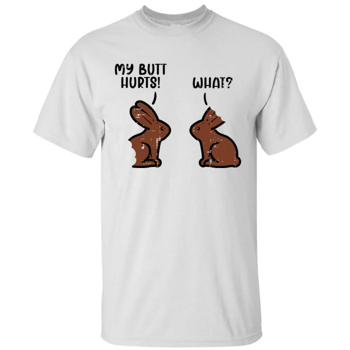 Chocolate Easter Bunnies Funny Rabbit Bunny Tall T-Shirt