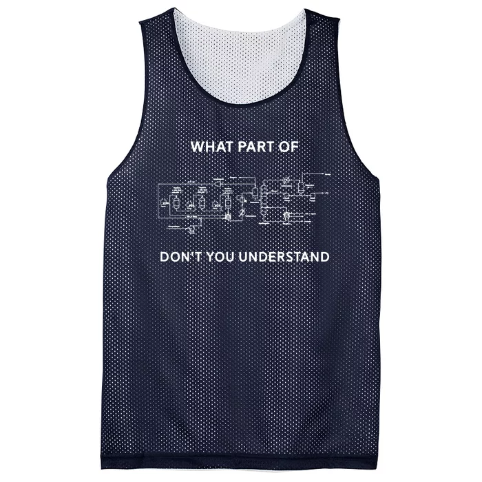 Chemical Engineer Chemical Engineering Mesh Reversible Basketball Jersey Tank