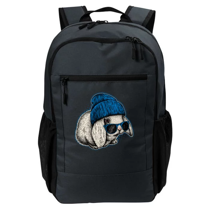 Cute Easter Cool Blue Bunny Rabbit Daily Commute Backpack