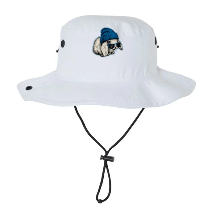 Cute Easter Cool Blue Bunny Rabbit Legacy Cool Fit Booney Bucket Hat