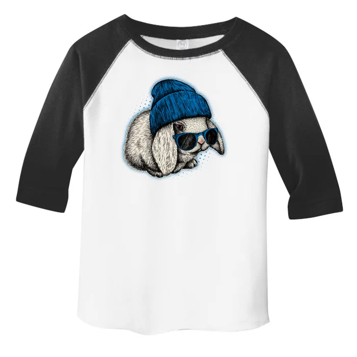 Cute Easter Cool Blue Bunny Rabbit Toddler Fine Jersey T-Shirt