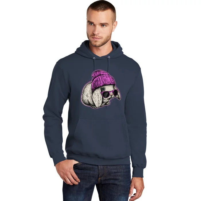 Cute Easter Cool Pink Bunny Rabbit Hoodie