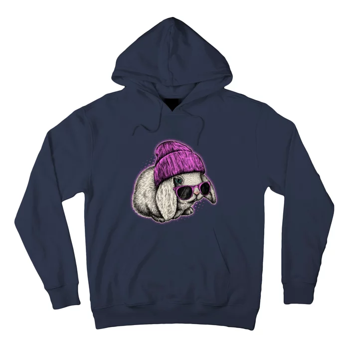 Cute Easter Cool Pink Bunny Rabbit Hoodie