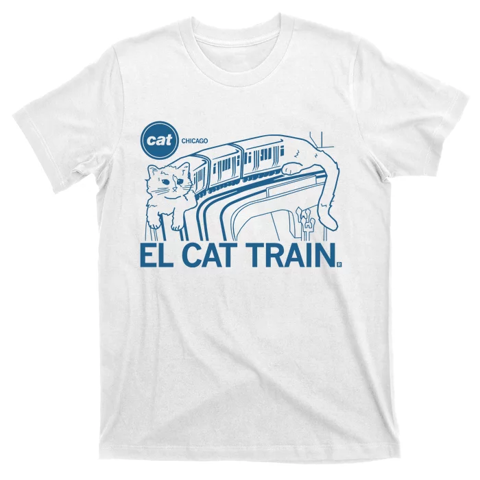 Chicago El Cat Train T-Shirt