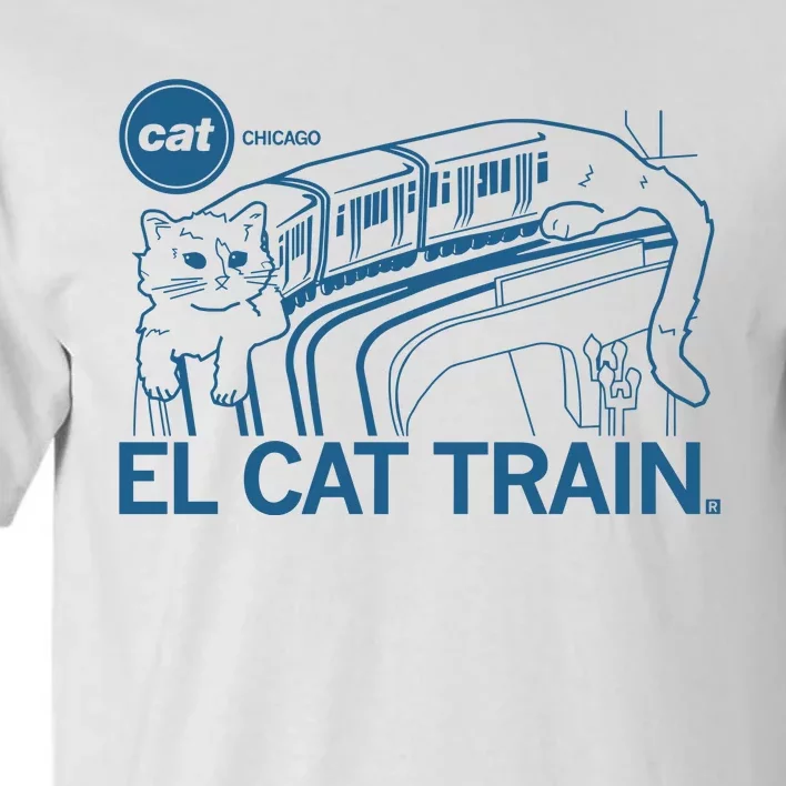 Chicago El Cat Train Tall T-Shirt