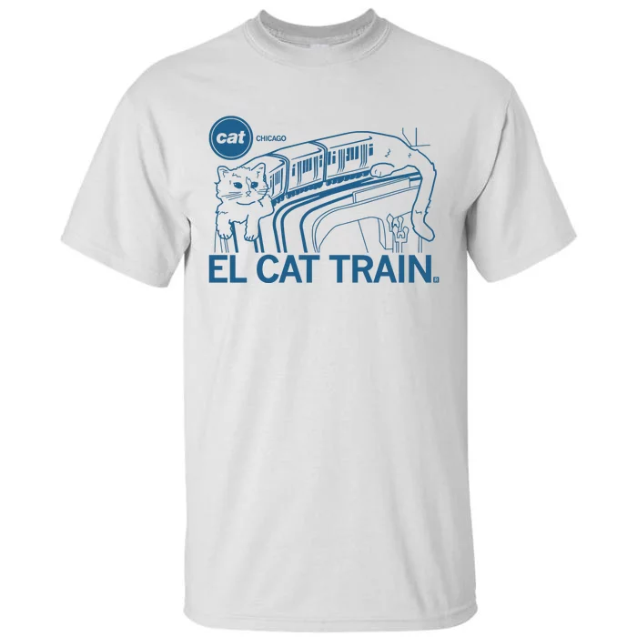 Chicago El Cat Train Tall T-Shirt