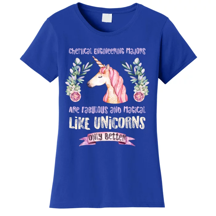 Chemical Engineer Chemistry Major Unicorn Gift Women's T-Shirt