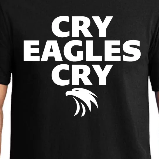 Cry Eagles Cry Funny Anti Eagles Pajama Set