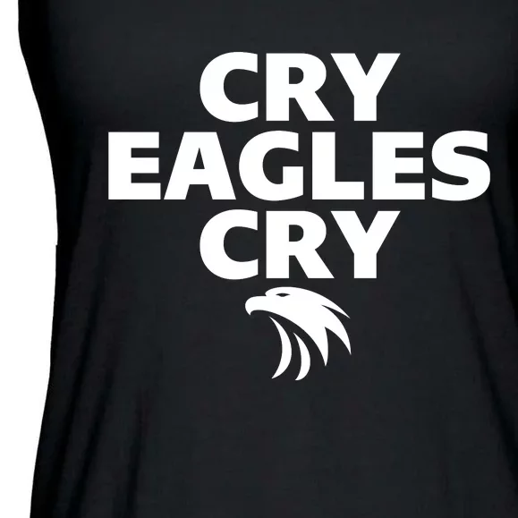 Cry Eagles Cry Funny Anti Eagles Ladies Essential Flowy Tank