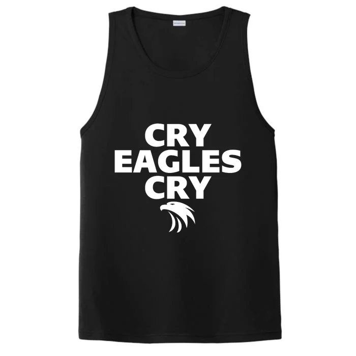 Cry Eagles Cry Funny Anti Eagles Performance Tank