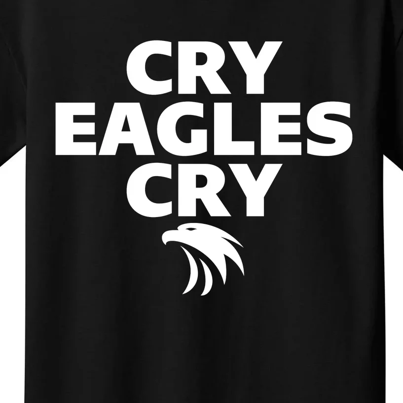 Cry Eagles Cry Funny Anti Eagles Kids T-Shirt