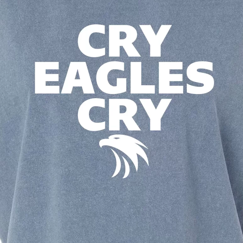 Cry Eagles Cry Funny Anti Eagles Garment-Dyed Women's Muscle Tee