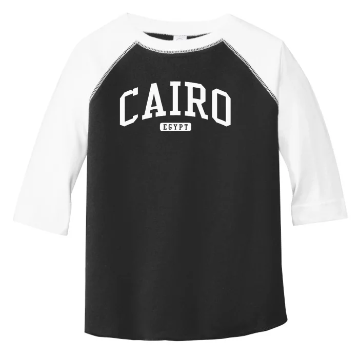 Cairo Egypt College University Style Toddler Fine Jersey T-Shirt