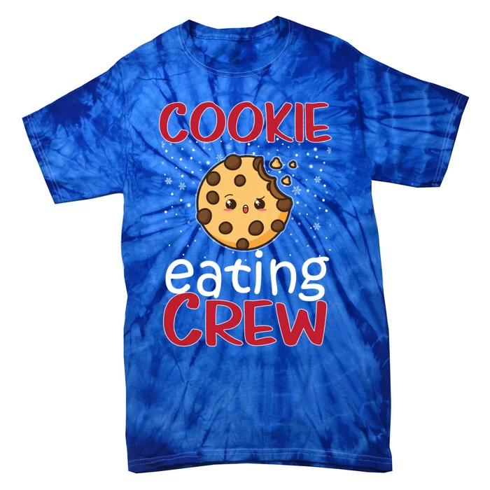 Cookie Eating Crew Funny Christmas Cookies Lover Cute Gift Tie-Dye T-Shirt