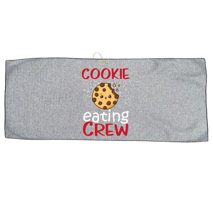 Cookie Eating Crew Funny Christmas Cookies Lover Cute Gift Large Microfiber Waffle Golf Towel