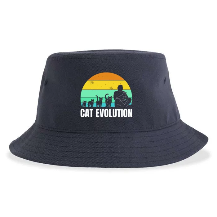 Cat Evolution Sustainable Bucket Hat