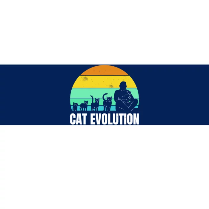 Cat Evolution Bumper Sticker