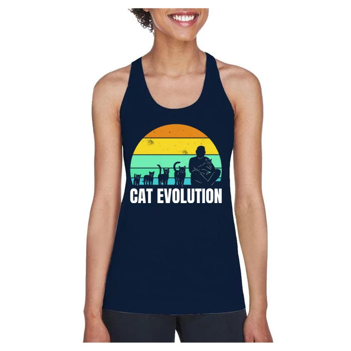 Cat Evolution Women's Racerback Tank