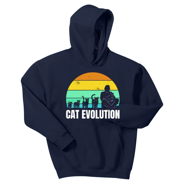 Cat Evolution Kids Hoodie