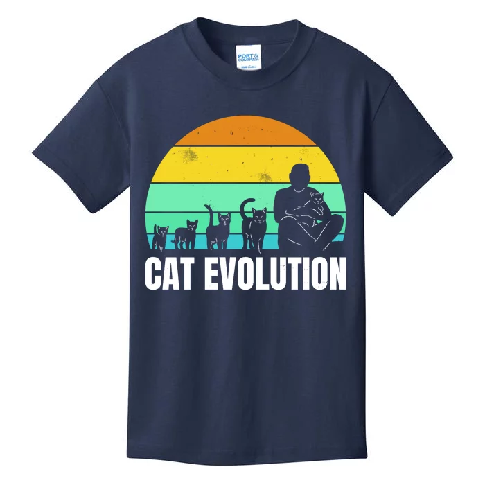 Cat Evolution Kids T-Shirt