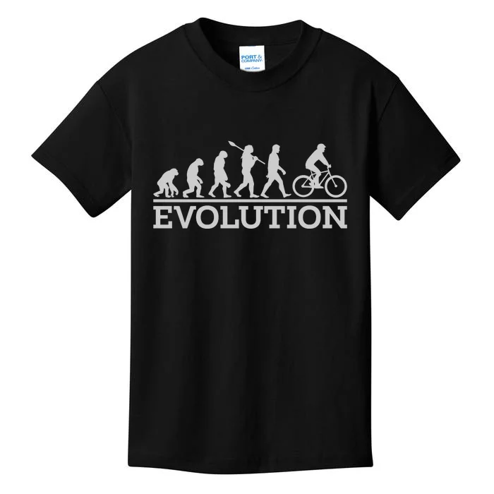 Cyclist Evolution Cycling Gift Kids T-Shirt