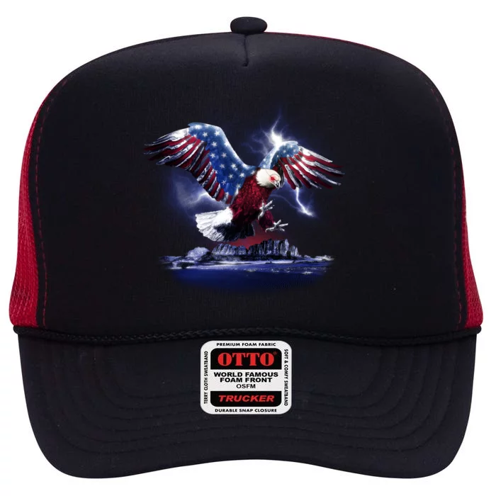 Cyborg Eagle High Crown Mesh Trucker Hat