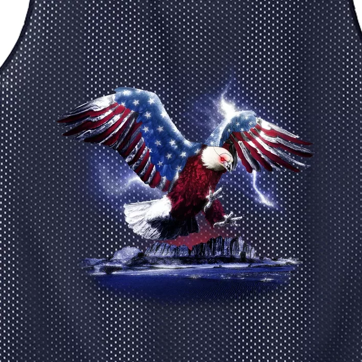 Cyborg Eagle Mesh Reversible Basketball Jersey Tank