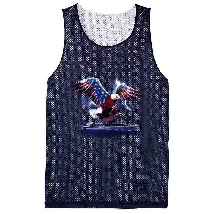 Cyborg Eagle Mesh Reversible Basketball Jersey Tank