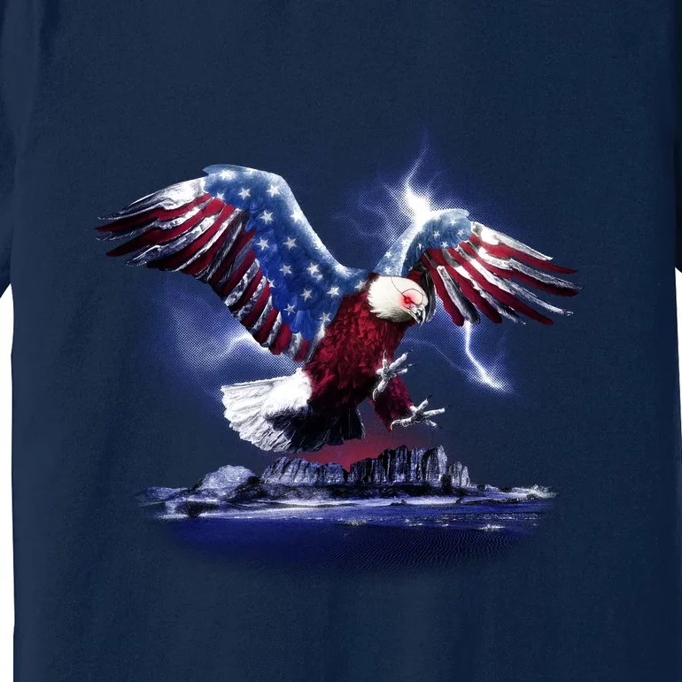 Cyborg Eagle Premium T-Shirt